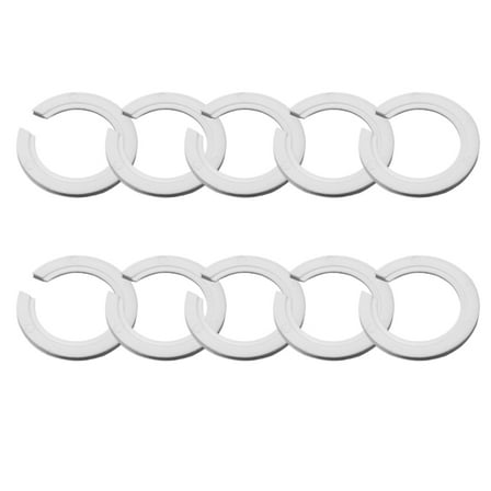 10Pc E27 to E14 Lamp Socket Adapter Converter for Lampshade Light Fixture, White Lamp Holder Retaining Washer
