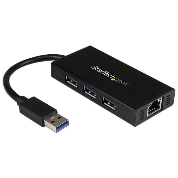 Hub USB 3.0 Startech de Aluminio con Cable 3 Puertos ST3300GU3B