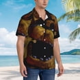 thumbnail image 4 of Lsque Five Nights At Freddy'S Pattern Hawaiian Shirt for Men Unisex Summer Beach Casual Short Sleeve Cotton Linen Button Down Shirts-XX-Large, 4 of 6