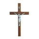 thumbnail image 1 of Crucifijo de pared de madera, cruz decorativa, crucifijo de Jesús, escultura de Jesús para el hogar Marrón, 1 of 9