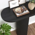 thumbnail image 4 of Techmilly 60" Extra Long Solid Wood Sofa Console Table,Black, 4 of 6