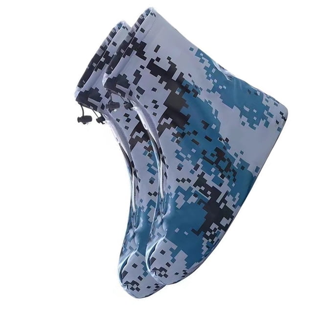 Funda para zapatos azul, un par de fundas para zapatos, protector para zapatos, cubrezapatos impermeables, elegantes y modernos