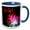 Blue/White, variant on 3drose, Bright Lights of Space - Bold and Bright Colorations of Galaxies and Constellations, 11oz Mug