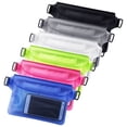 thumbnail image 2 of Pouch Waist Bag 3-layer Sealed Mobile Phone Storage Bag Outdoor Beach Accessories 18 x 22cm, 2 of 9
