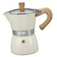 thumbnail image 4 of Cafetera Moka octogonal de aluminio daixiaolindai clásica 6 tazas color blanco, 4 of 10
