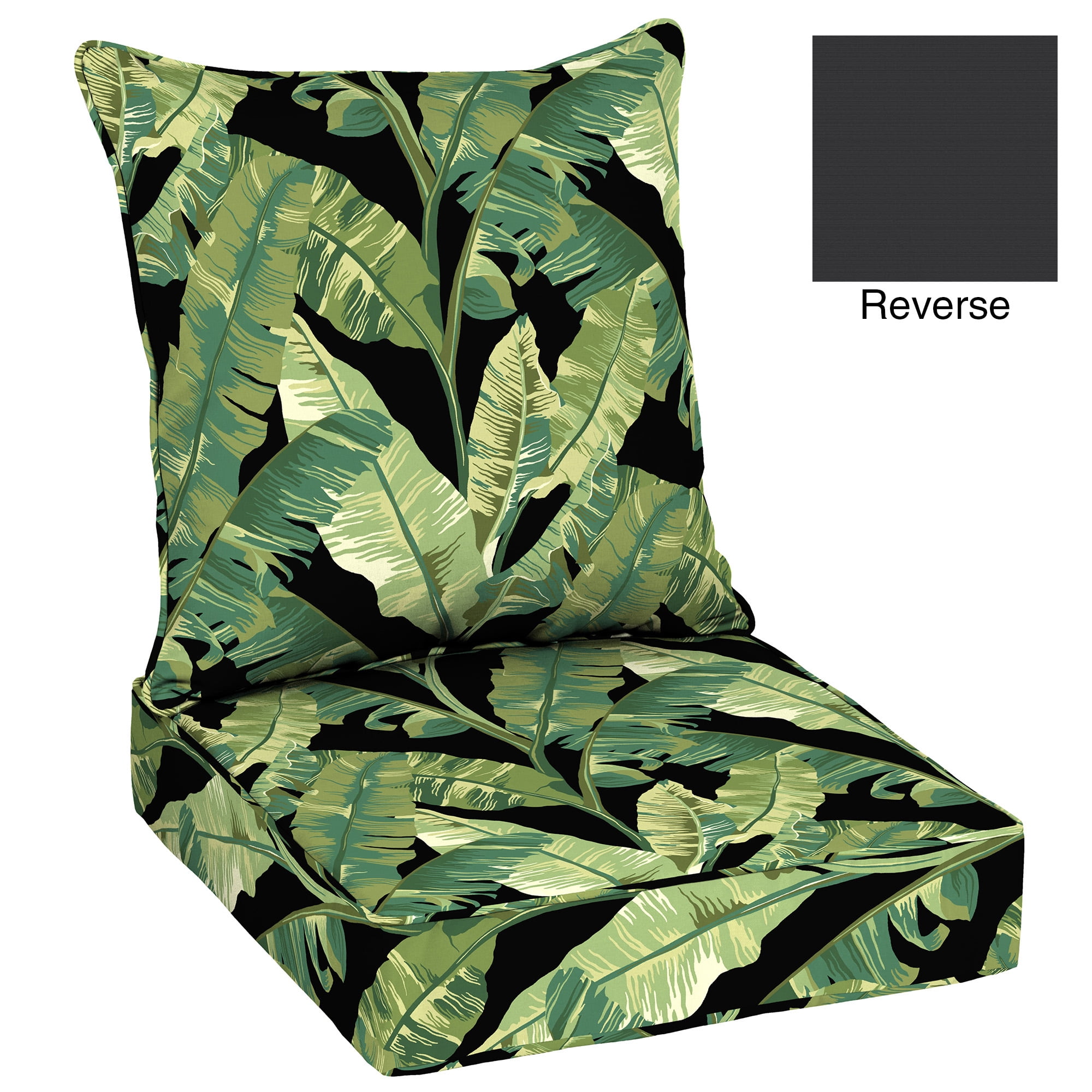 Better Homes & Gardens Palm Leaf Outdoor Deep Seating Cushion Set