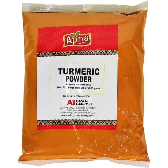 Apna/Nikita - Turmeric Powder (Haldi) - 800g - 1ct - Golden, Pure & Potent (1ct)