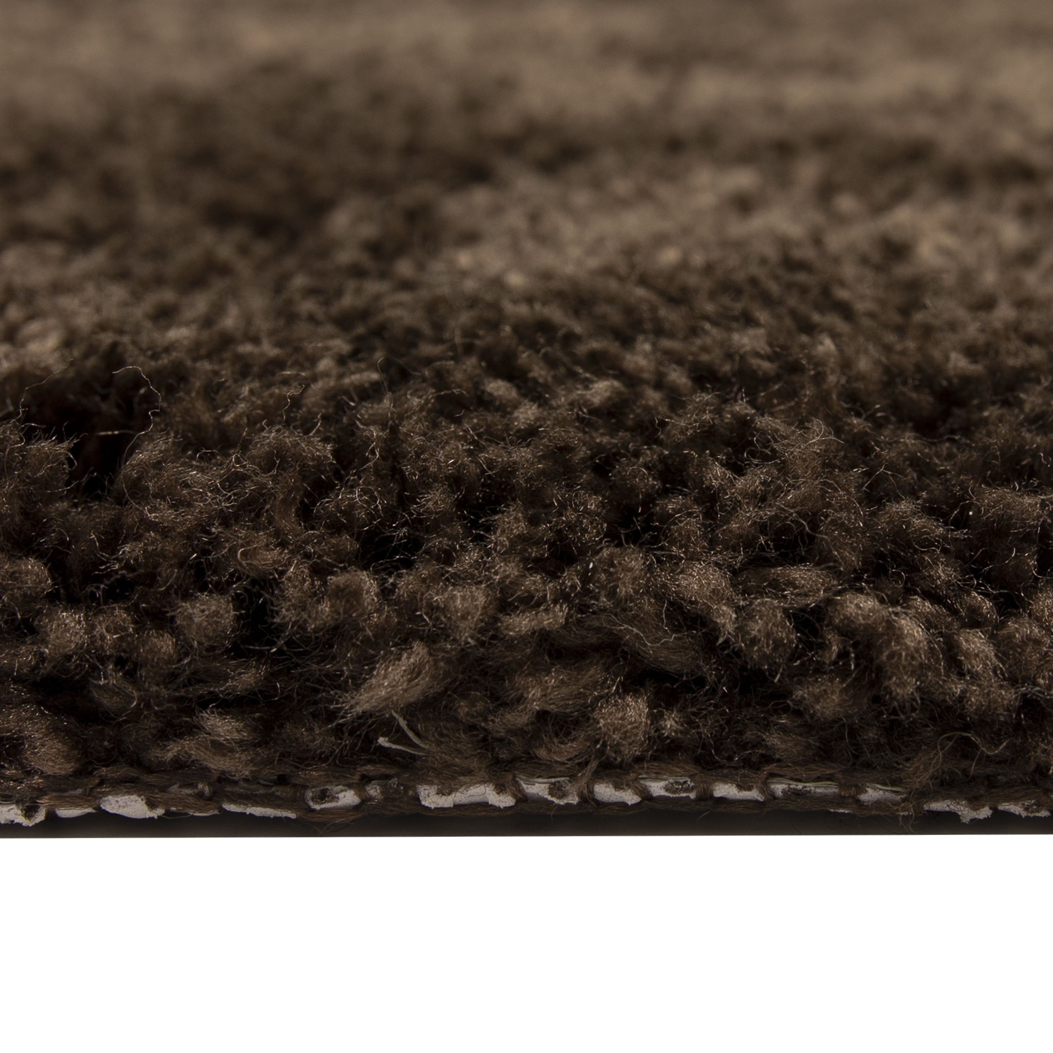 Mainstays Performance Polyester Bath Rug, Brown Basket, 19.5" x 34"