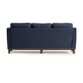 Gap Home Upholstered Wood Base Sofa, Navy