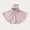 A21 Pink, variant on Baby Toddler Cute Bear Hooded Cape Fleece Plush Poncho Winter Warm Cloak Fuzzy Animal Outerwear Button Down Coat for Infant Boys Girls Daily Wear