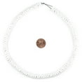 thumbnail image 2 of The Bead Chest White Agate Interlocking Snake Beads (8mm), 2 of 4