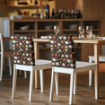 thumbnail image 5 of Xoenoiee Pumpkin Maple Leaf Print Dining Chair Covers Chair Back Covers Soft Chairs Protector Slipcovers Washable Dining Room Seat Cover for Home Hotel Kitchen Thanksgiving Decor, 1 Pack, 5 of 7