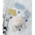 thumbnail image 6 of No Boundaries Women's Puffer Mittens, Buttercream, L/XL, 6 of 6