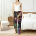 thumbnail image 4 of Easygdp Rainbow Scales Fantasy Dragon Women's Drawstring Pajama Pants | Lounge Joggers Sweatpants | Comfy Sleepwear | Yoga Pants-Large, 4 of 6