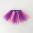 thumbnail image 4 of YOUYEDIAN Tulle Tutu Skirt Girls Layered Tutu Mini Skirt Princess Ballet Skirts (Purple, One Size), 4 of 5
