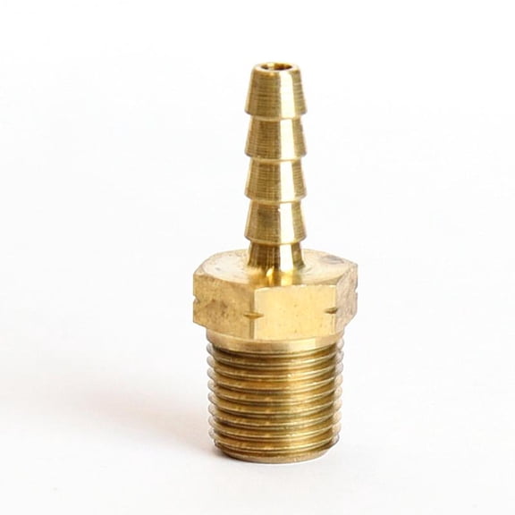 Homeplus 4016999 0.125 x 0.125 in. Brass Adapter, Gold - Pack of 5