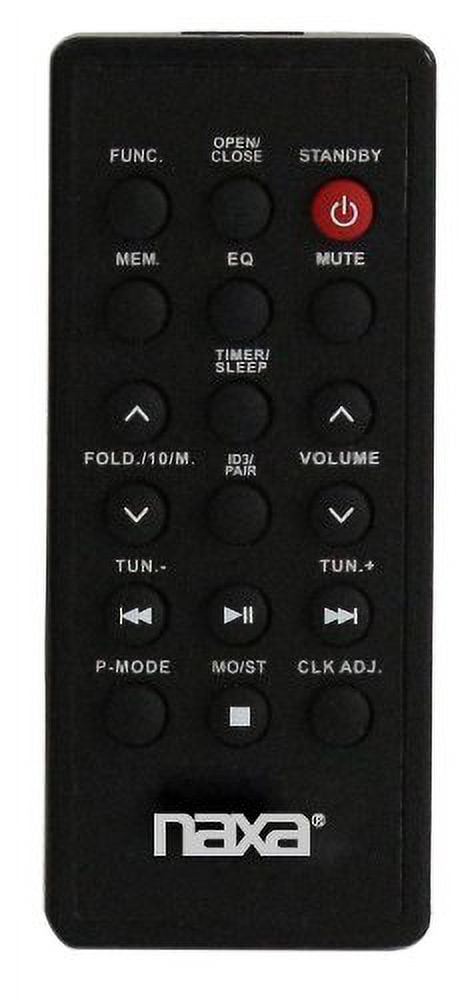 NAXA NPB262, Electronics MP3/CD Bass Reflex Boombox and PA System with Bluetooth