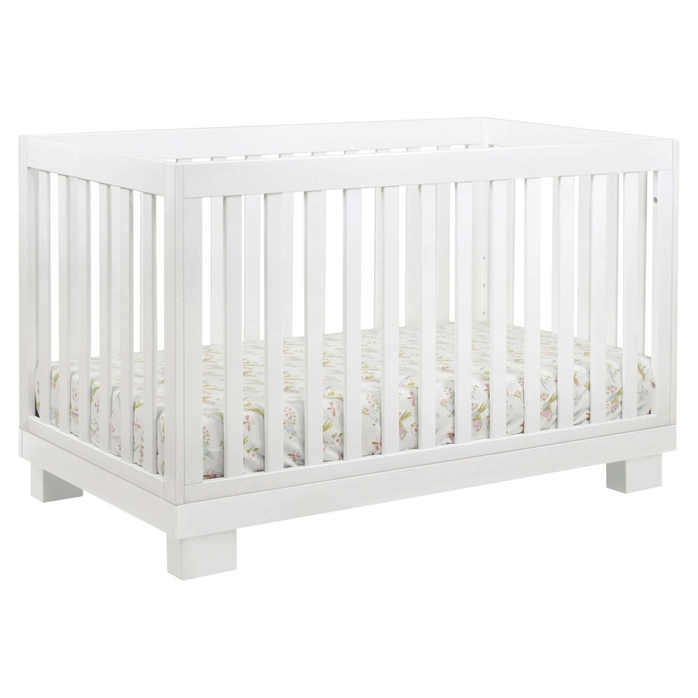 Babyletto Modo 3in1 Convertible Crib with Toddler Rail, White