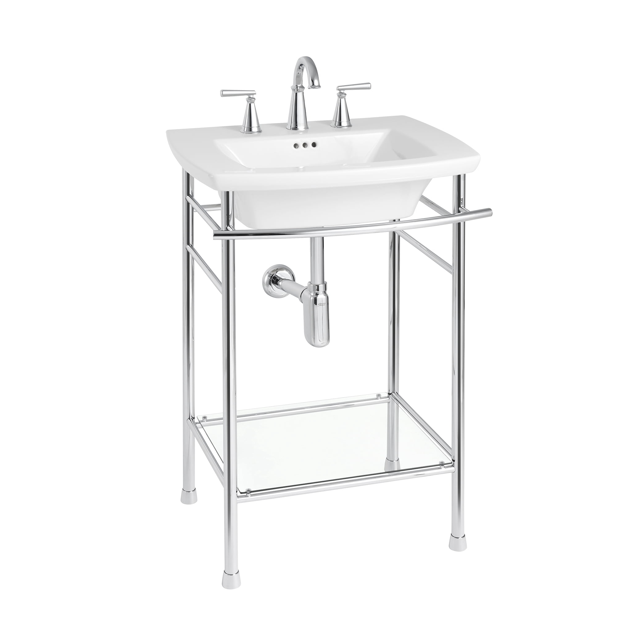 American Standard Edgemere 8-Inch Widespread 2-Handle Bathroom Faucet 1.2 gpm/4.5 L/min With Lever Handles