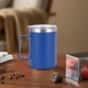 thumbnail image 4 of Taza de Café de Acero Inoxidable 304 con Tapa | Taza Térmica de Viaje con Aislamiento de Doble Pared | Vaso Portátil para Exteriores con Asa Cómoda para Bebidas Frías y Calientes | Resistente a Derra, 4 of 6