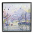 thumbnail image 2 of Stupell Industries Morning Sunrise Ship Port Seagulls Nautical Pointillism Painting, 17 x 17, Design by Steve Hunziker, 2 of 5