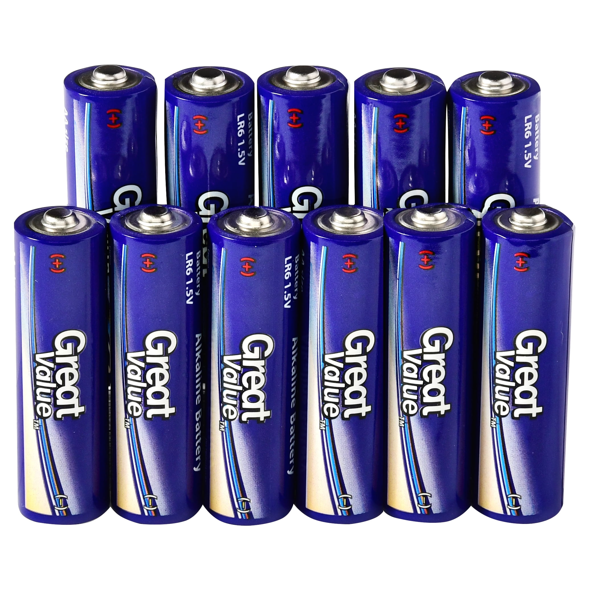 Great Value Alkaline AA Batteries, 24 Count