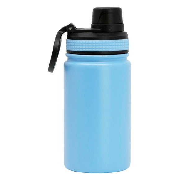 MIRA 12oz Insulated Kids Water Bottle with Spout Lid & Handle, Stainless Steel, Sky