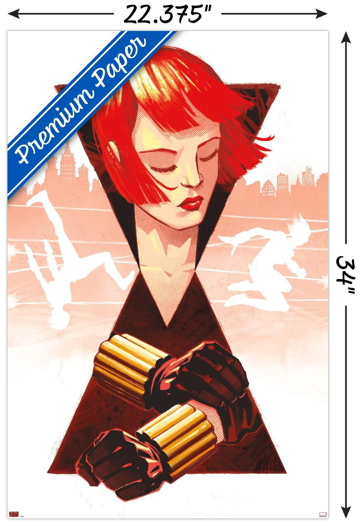 Marvel - Black Widow by Dan Thompson Wall Poster, 22.375" x 34"