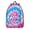 Pink and Blue, variant on Red and Blue Tie Dye Pattern Backpack for School, Cute School Bag with Adjustable Shoulder Straps and Padded Back, 15.7"x11.8"x5.5"