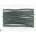 thumbnail image 3 of U8MO 11 Yards Black Flat Braided Bolo Faux Leather String Jewelry Cord Rope 5X1mm, 3 of 8