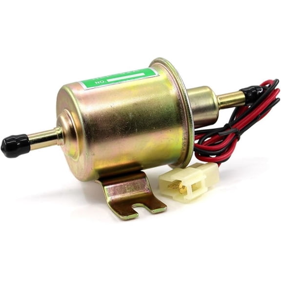 HEP-02A 12V/24V Electric Fuel Pump, Universal Low Pressure Diesel/Petrol/Gasoline Pump for Car Motorcycle Sewage/Effluent Transfer