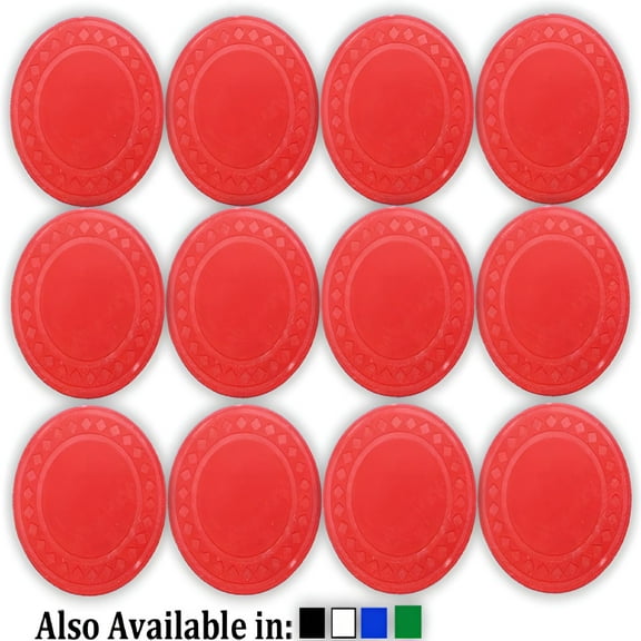 BESTSKY 24 Piece Standard Casino-Style Poker Chips Set | Pack of 2 Sets with 12 Chips Each | Vegas Experience