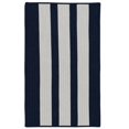 thumbnail image 1 of Colonial Mills Rug EV57R048X072S Everglades Vertical Stripe Braided Area Rug  Navy Pier - 4 x 6 ft., 1 of 1