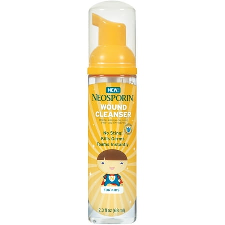 Neosporin Wound Cleanser For Kids To Help Kill Bacteria, 2.3 Oz