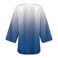 thumbnail image 4 of VEKDONE Plus Size Kimonos Cardigan for Women Summer Swimsuit Coverup Gradient Color Puff Sleeve Open Front Lightweight Beach Cover Ups, 4 of 4