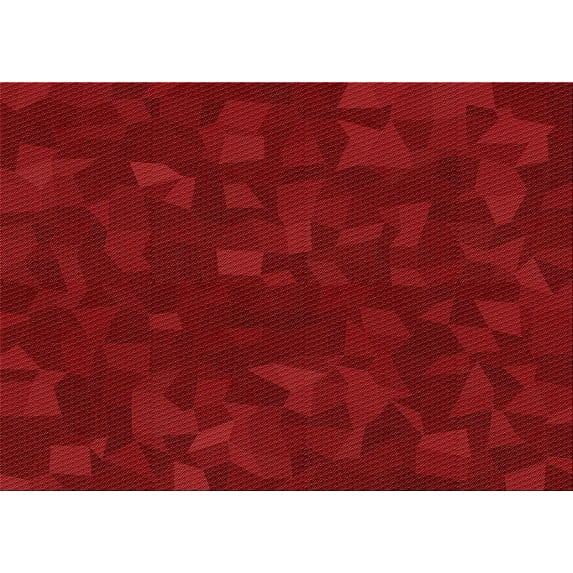 Ahgly Company Indoor Rectangle Patterned Crimson Red Area Rugs, 2' x 5'