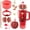E1-Christmas Red, variant on Bling Accessories for Stanley Cup 40oz & 30oz Tumbler including Silicone Cute Bow Straw Topper Cover, Silicone Boot for Stanley Cup,Leather Water Bottle Handle Strap, Charms