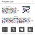 thumbnail image 3 of Yayeee Faucet Mat for Kitchen Sink 14.7" Diatomite Long Splash Guard Pad, Green Simple Triangles, 3 of 7