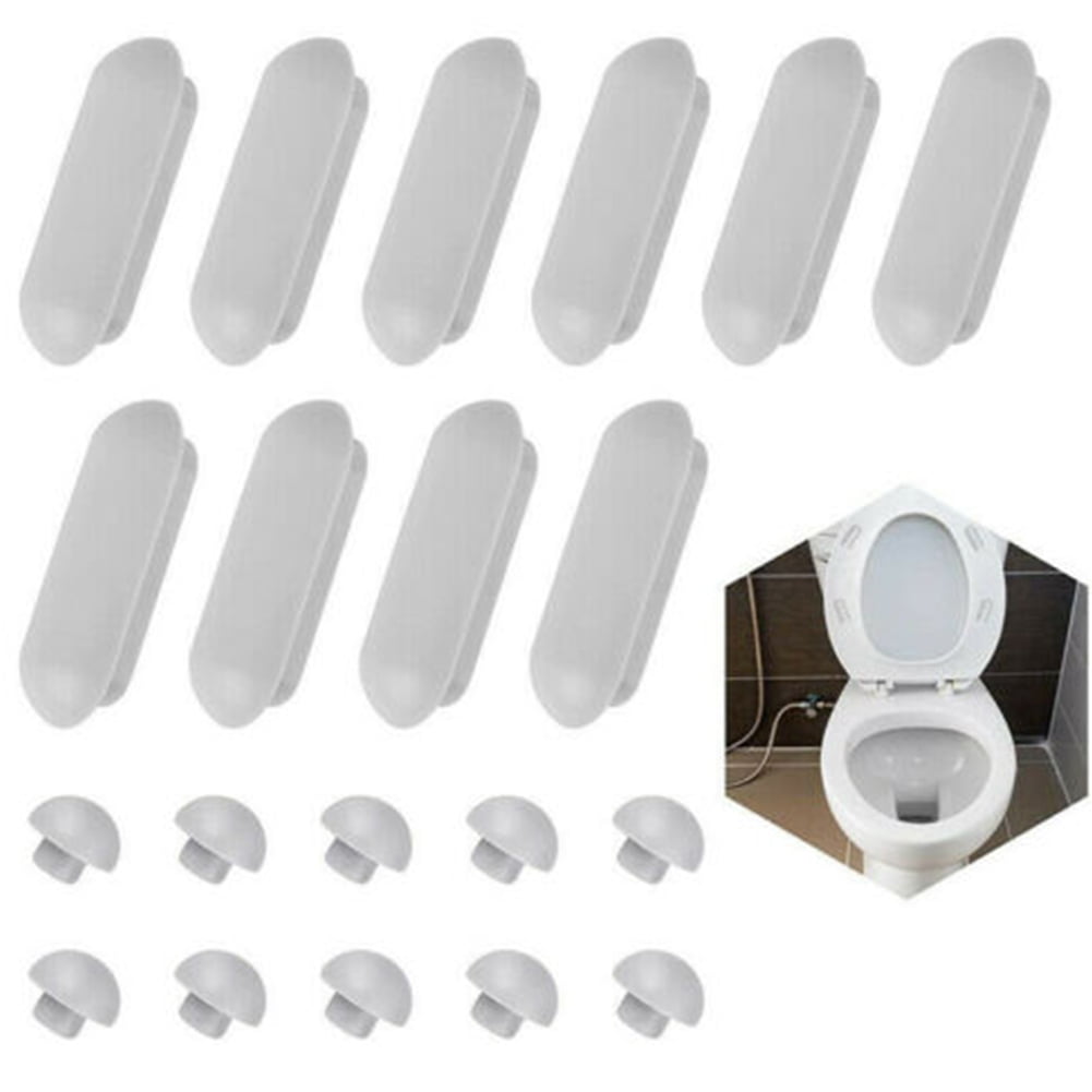 Toilet lid Accessories Brand New Toilet Seat Buffers Pack-white Stop Bumper