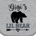 thumbnail image 4 of Inktastic Gigi Lil Bear Grandson Boys Baby Bib, 4 of 4