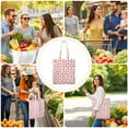 thumbnail image 4 of Cute Strawberry Canvas Tote Bag – Reusable Grocery Bag with Watercolor Red Berry & Kawaii Fruit Print for Strawberry Lovers & Summer Style Fans, 4 of 7