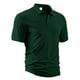 thumbnail image 5 of pstuiky camisetas para hombre, Blusa de cuello vuelto de manga corta con botones de color liso a la moda para hombre camisas casuales para hombre xxl, 5 of 8