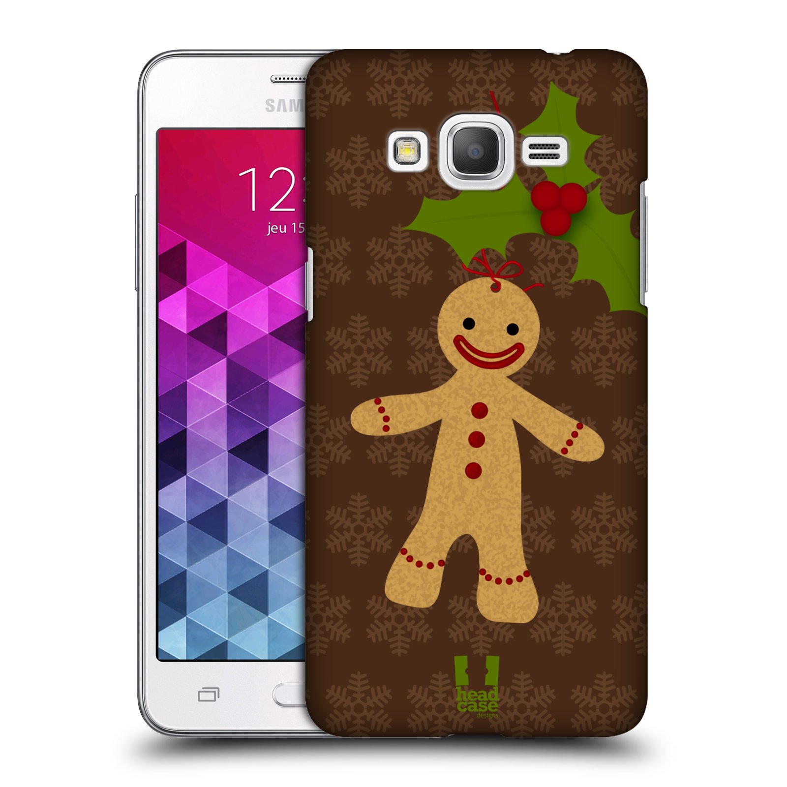 HEAD CASE DESIGNS THE GINGERBREAD HARD BACK CASE FOR SAMSUNG PHONES 3