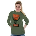 thumbnail image 3 of Hunters Trust Your Rut Deer Buck Long Sleeve TShirt Men Women Brisco Brands 4X, 3 of 6