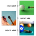 thumbnail image 5 of 8Pcs Black Plastic Billiard Cue Ferrules for Daily Use Pool Stick Tube Replacement Part, 5 of 6
