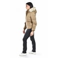 thumbnail image 2 of Chamarra con cinto y capucha desmontable Roman Fashion /Juvenil, 8380 (Cafe) cafe EG, 2 of 5