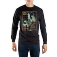 thumbnail image 3 of Mens Naruto Anime Cartoon Black Long Sleeve Graphic Tee-Medium, 3 of 4