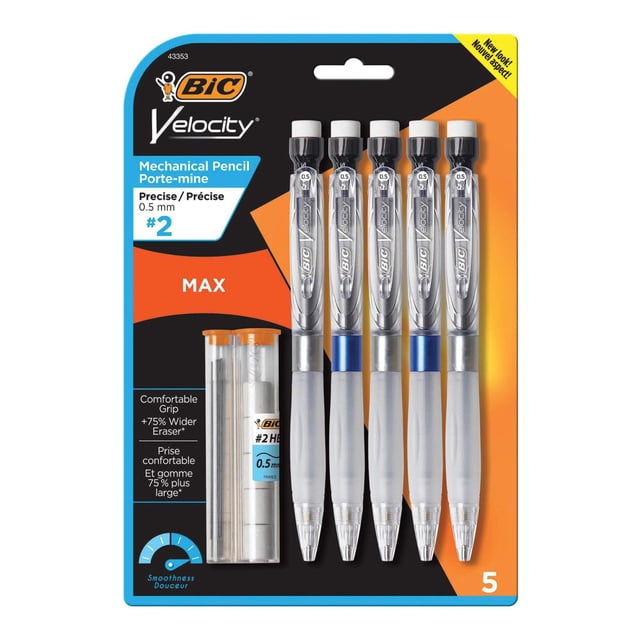 Lápiz BIC MPMX5P51 Velocity Max HB2 Nº 2 de 0,5 mm