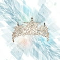 thumbnail image 1 of UPOUART Tiara De Plateada Con De Cristal Para Y Ocasiones Formales, 1 of 8