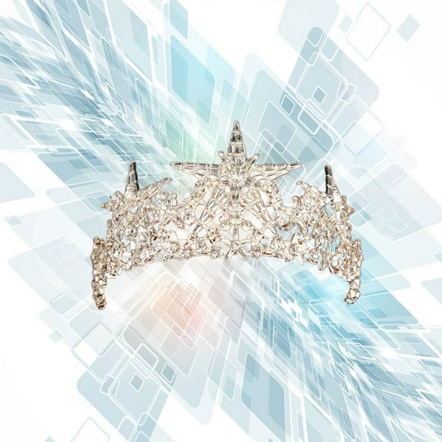 UPOUART Tiara De Plateada Con De Cristal Para Y Ocasiones Formales